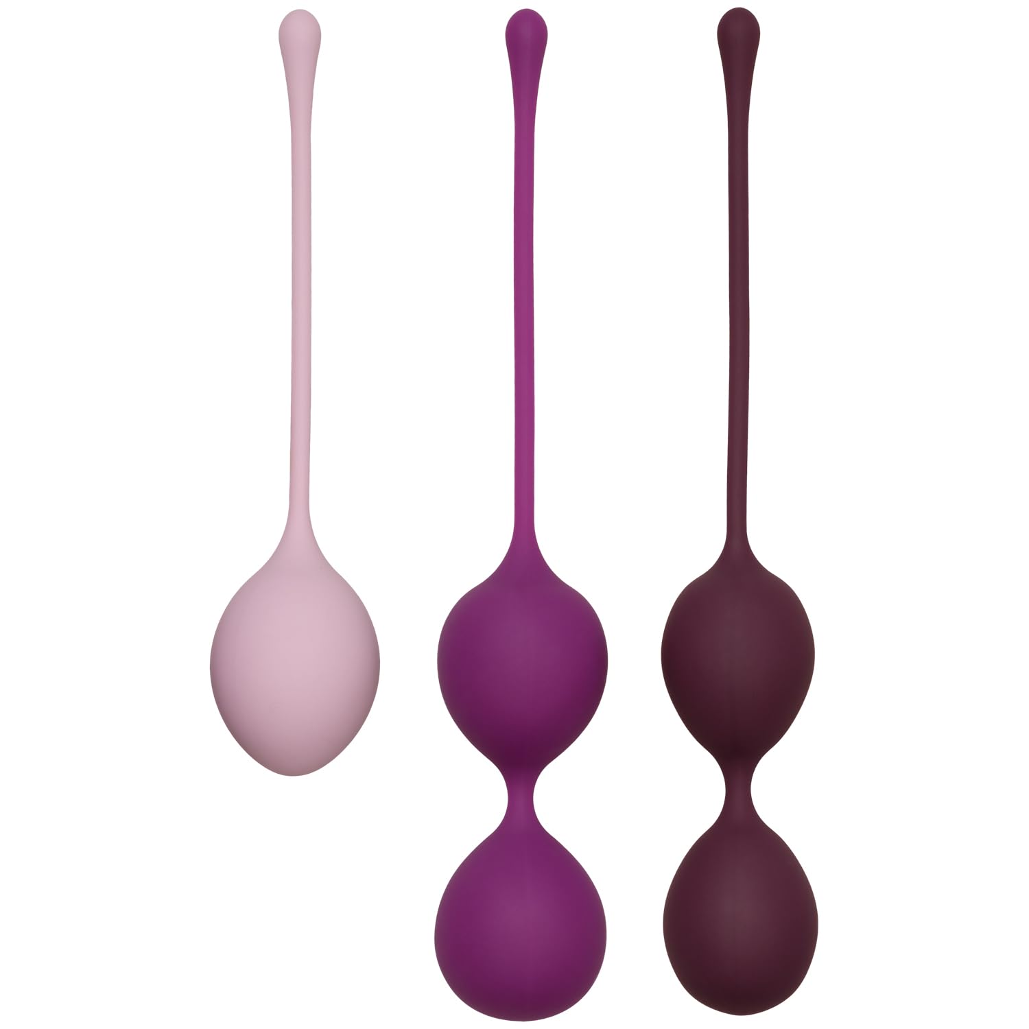 Amaysin - Bolas de amor para mujer de silicona médica, juego de entrenamiento de suelo pélvico para principiantes con 3 bolas - juguete sexual para entrenamiento del suelo pélvico - cono