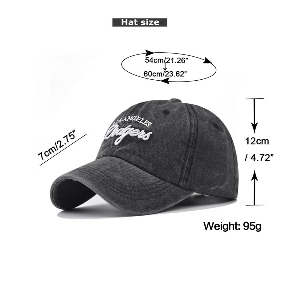 Gorra bordada Los Angeles estilo baseball y camionero miniatura 2