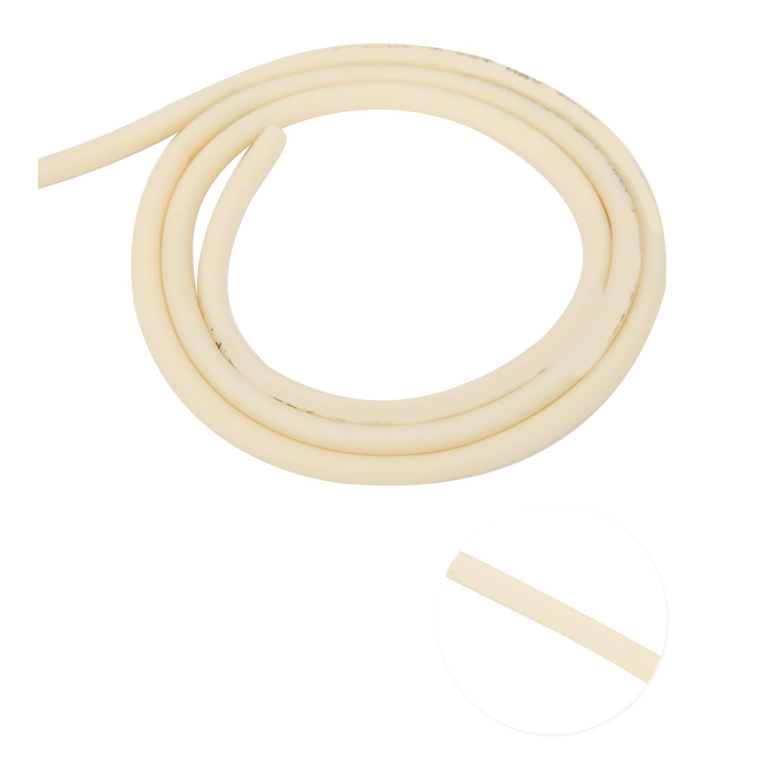 Jiawu Sostituzione del Tubo della Pompa Peristaltica in Silicone di Grado Medico, Resistente Agli Acidi e Agli Alcali 4,8x8 Mm 1 Metro per Laboratorio, Tubo in Silicone Ad Alta Temperatura per BPC,