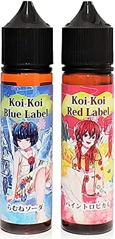 オフィスエッジステッカー付 Mk Lab Koi Koi 赤短 青短シリーズ 60ml Vape Koikoi はちみつレモン S 33 電子タバコ タール0 本格派ま 国産リキッド ニコチン0