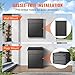 VEVOR Package Delivery Boxes for Outside, Extra Large Mailbox for Parcel Wall Mounted Lockable, Galvanized Steel Parcel Drop Box with Anti-Theft Baffle, IPX3 Waterproof for Porch, Curbside