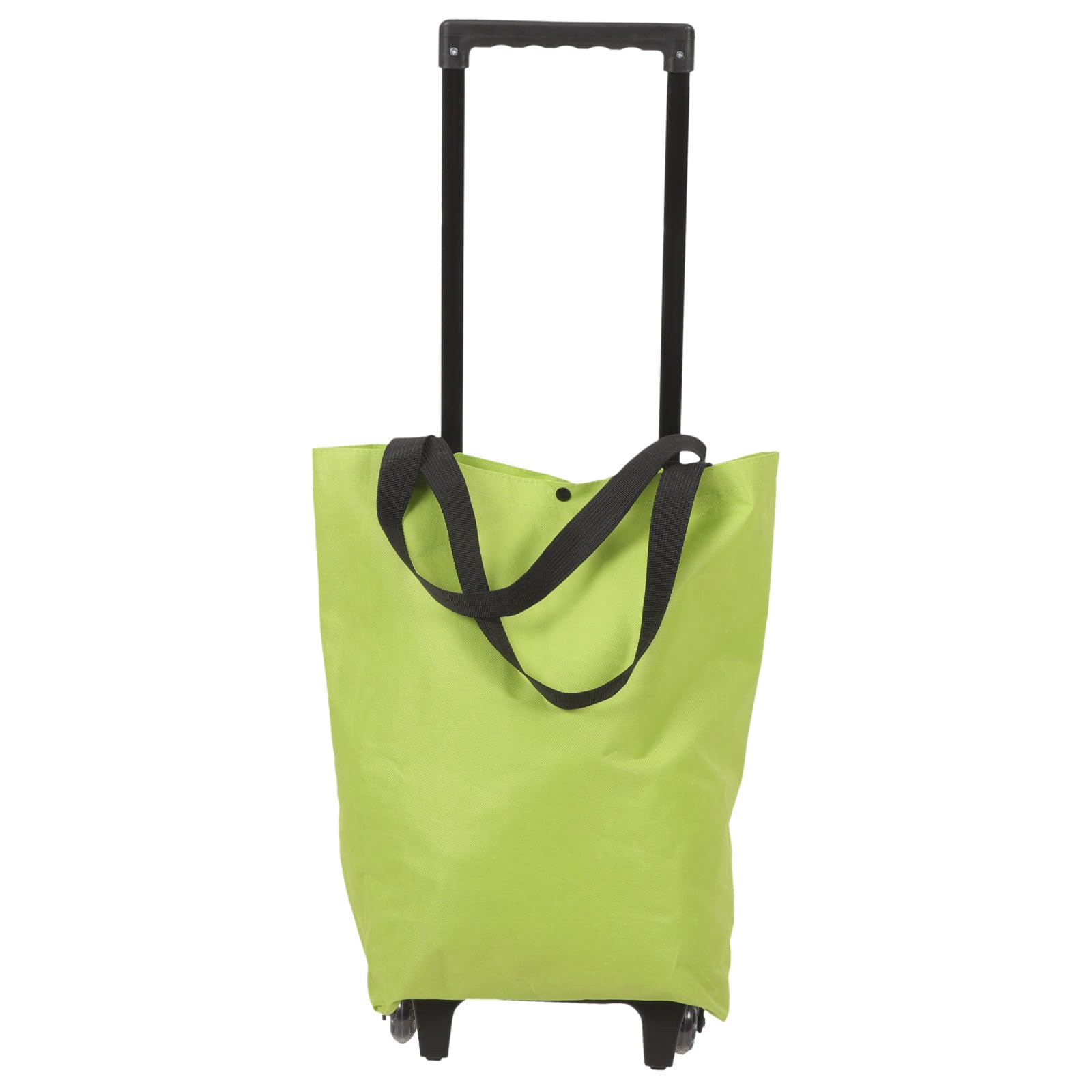Borsa della Spesa con Ruote Trolley Verde Oxford Leggero con Ruote Resistenti e Facile da Pulire per Commissioni e Spesa Quotidiana