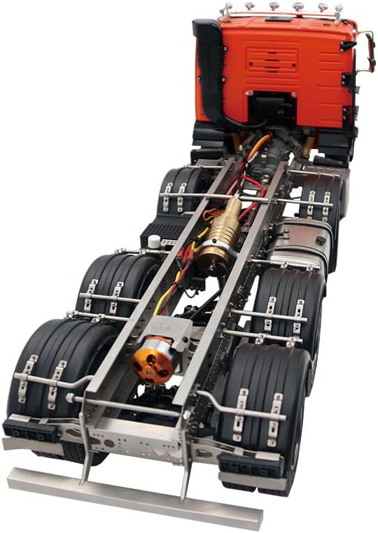 Jdm-161 1/14 8X8 Rc Hydraulic Dumper Truck Model with Motor Esc Servo Radio Controller Differential Lock