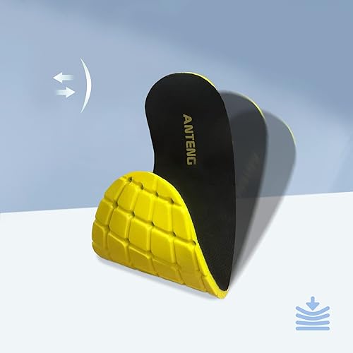 Miniatura 5 de ANTENG Botas de trabajo para hombre, calzado de cuero nobuck con punta de acero, suela de goma antideslizante, zapatos de construcción de seguridad,