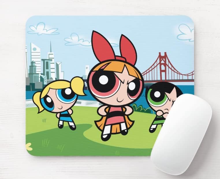 Image of Mouse Pad with Design, 24 x 20 cm, 3mm Thick Rubberised Base Mouse Pad for Computer, PC, Laptop (Cartoon - 2)