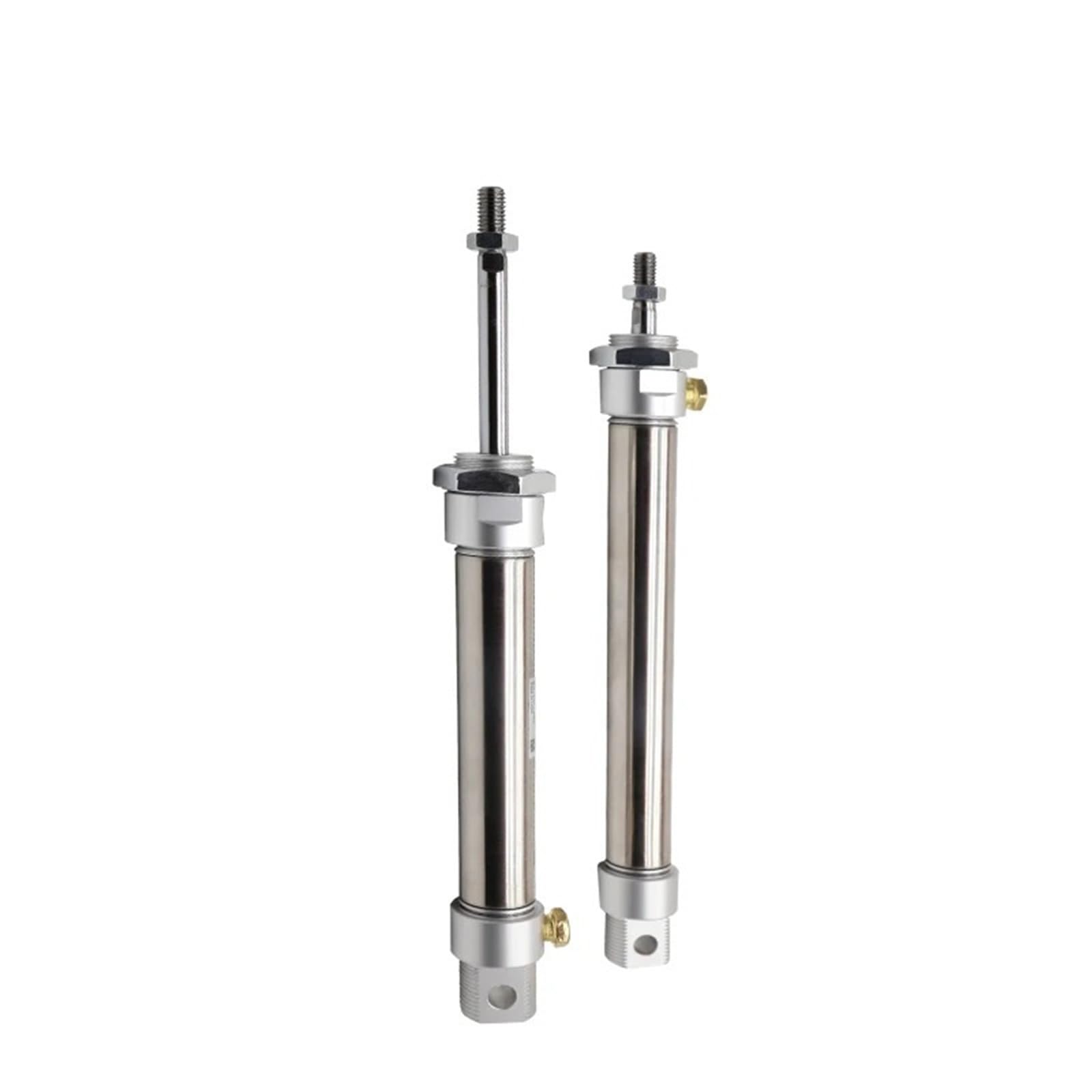 Vérin rond MSA25 simple effet 60mm à encombrement réduit et rappel ressort SCA