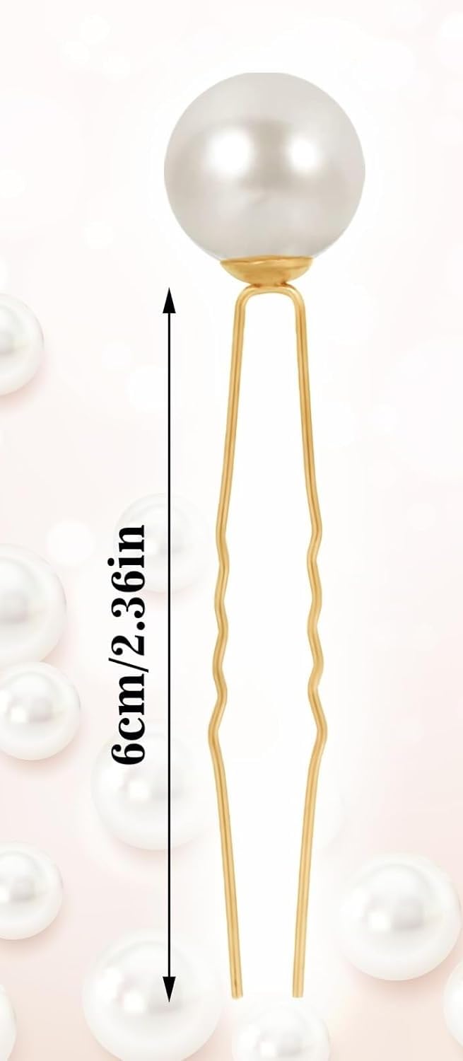 Pearl hair u pins for hair styling - Pin Accessories for Stylish
