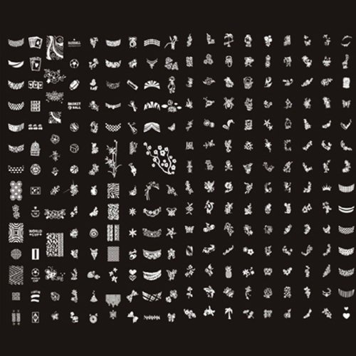 Buy Generic Sn 002 Big Size Nail Art Manicure Template Image Stamping Plates Online At Low Prices In India Amazon In