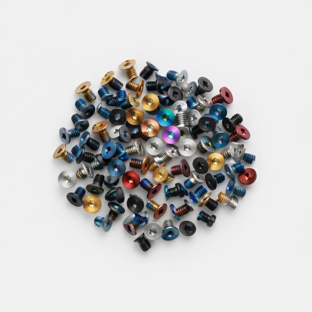 Replacement Screws for The Ridge Wallet with Screwdriver – 14 Black & 14 Red, Compatible Upgrade Kit (Wallet Not Included)