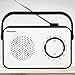 Imagen de Aiwa Radio Sobremesa R-190BW Color Blanco y Negro