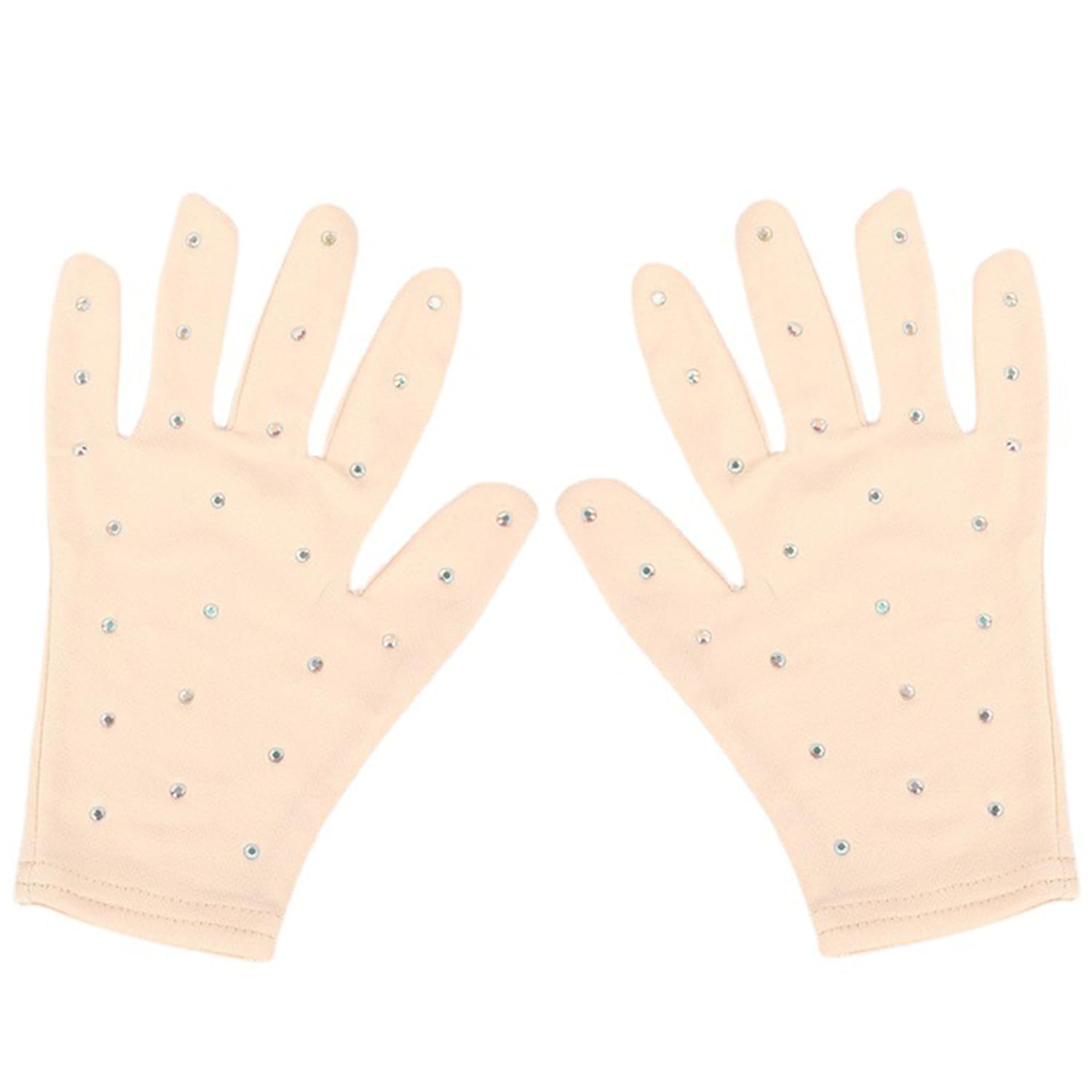 1 Paio Guanti Da Pattinaggio Artistico, Guanti da Pattinaggio Alla Moda, Ghiaccio Guanti Da Pattinaggio Alla, Con Decorazioni In Strass, per Spettacoli e Gare Di Pattinaggio Su Ghiaccio