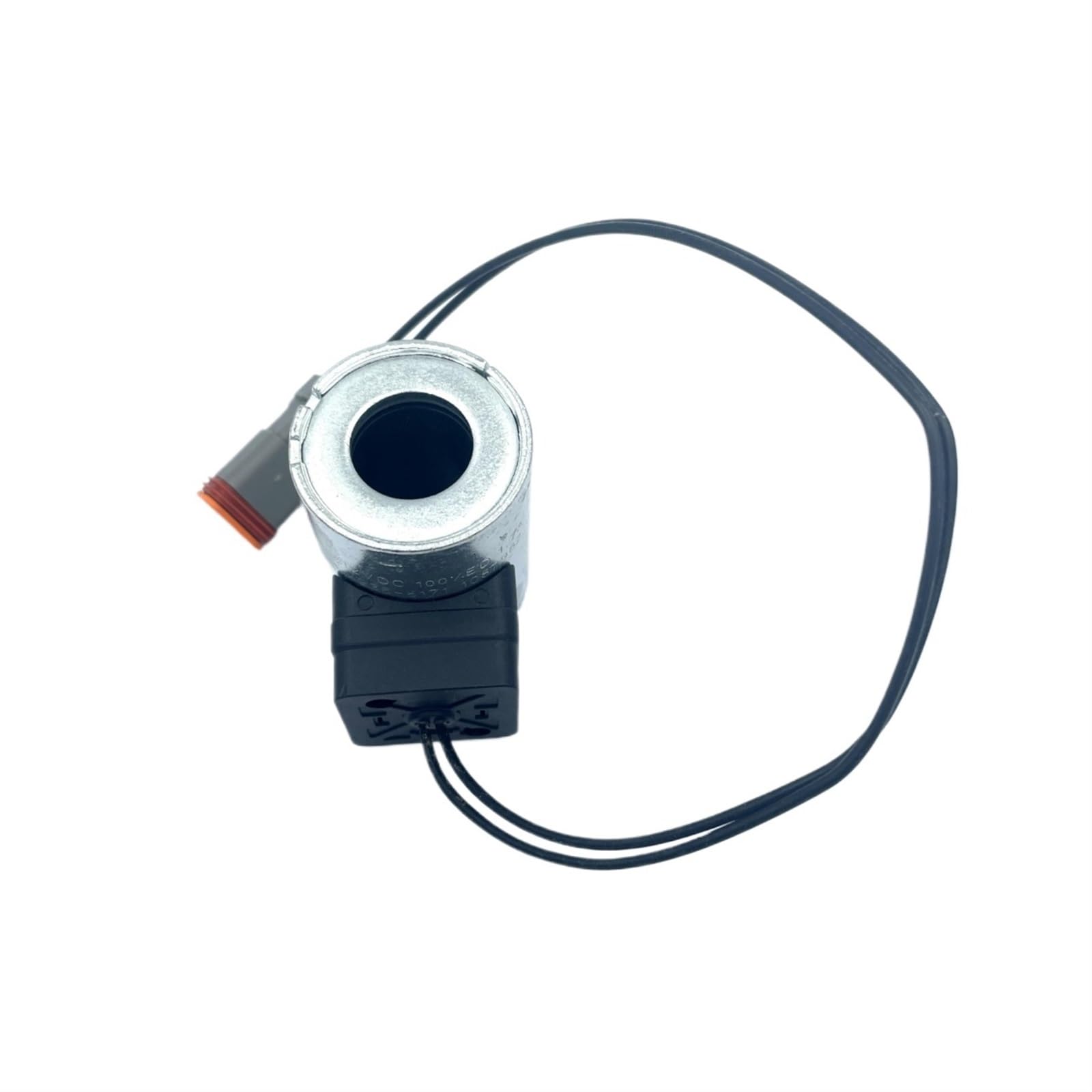 Bobine de vanne électromagnétique 12V pour engin Yuchai à alésage 19mm et hauteur 50mm
