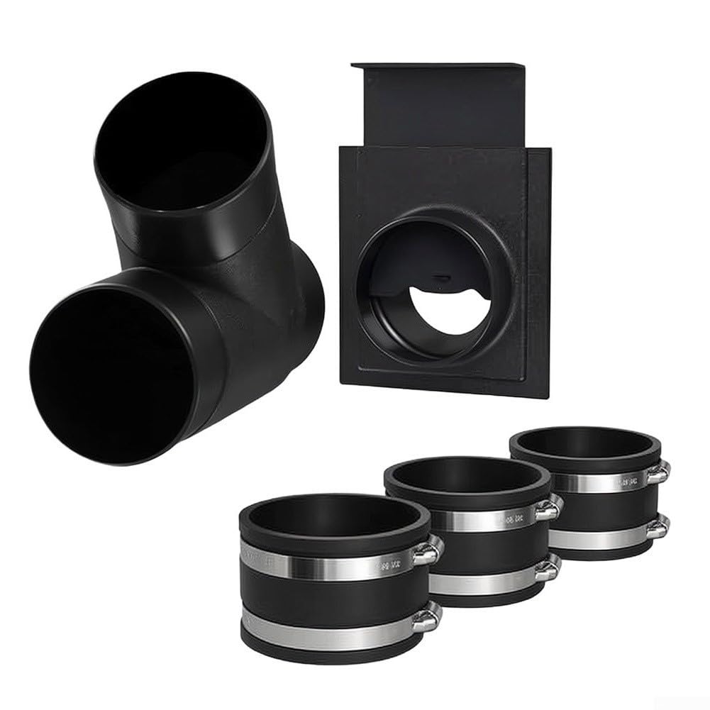 5-teiliges Staubabsaugungs-Set mit Schieber und Adapter