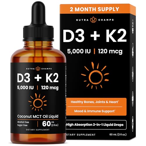 NutraChamps Vitamin D3 K2 Drops