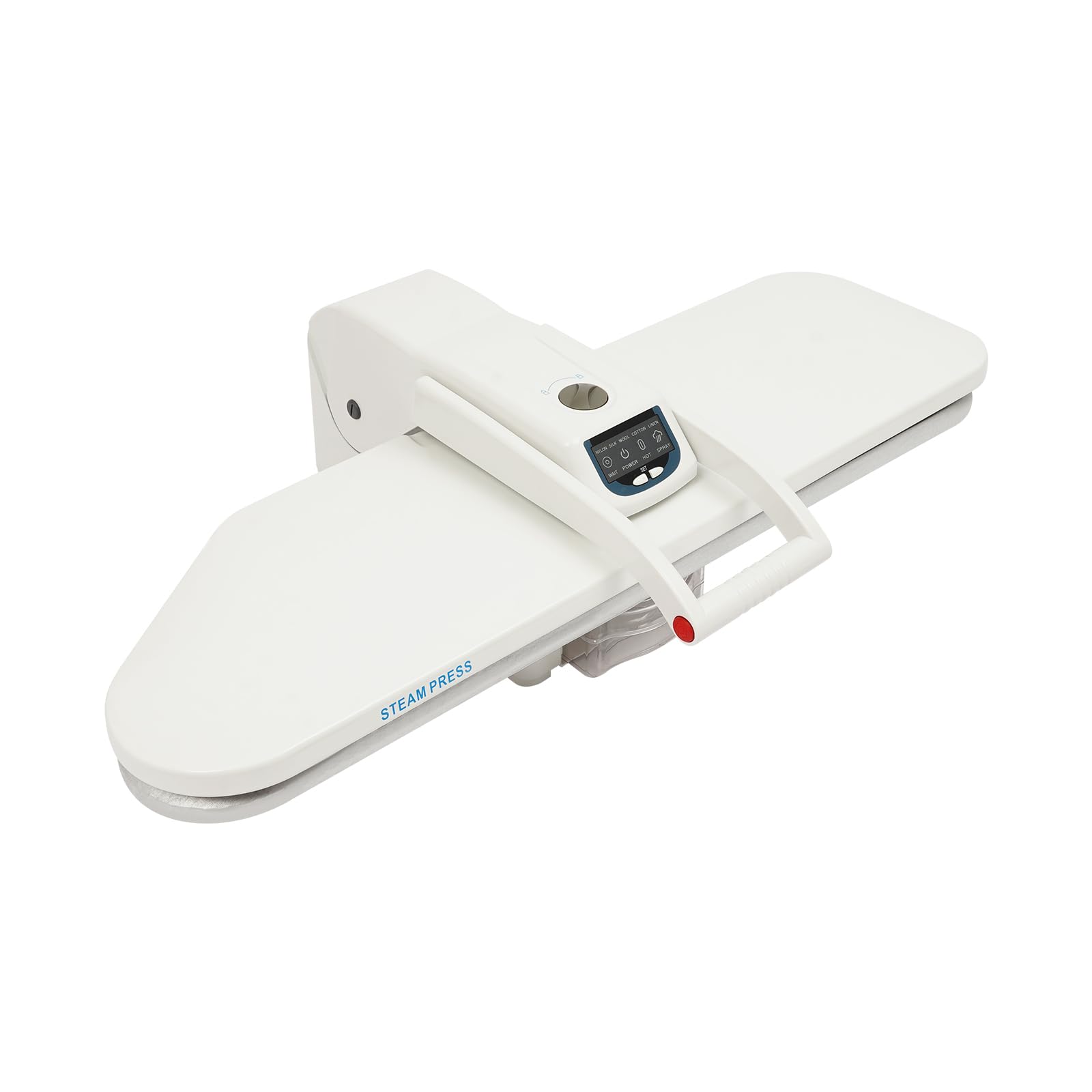 Dampfpresse 36 Zoll, 1600 W, 5 Stoffeinstellungen, LCD | 36-Zoll-Bügelfläche, 1600 W und 3 Min Vorheizen für Kleidung und Heimtextilien.
