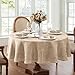 Elrene Home Fashions Caiden Elegance Damask Waterproof, Stain & Wrinkle Resistant Fabric Tablecloth, 70