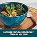 Rachael Ray Accessories Kitchen Pantryware Multi Purpose/Salad Serveware/Melamine Garbage Bowl, 10.2 x 10.2 x 5.5 inches, Marine Blue