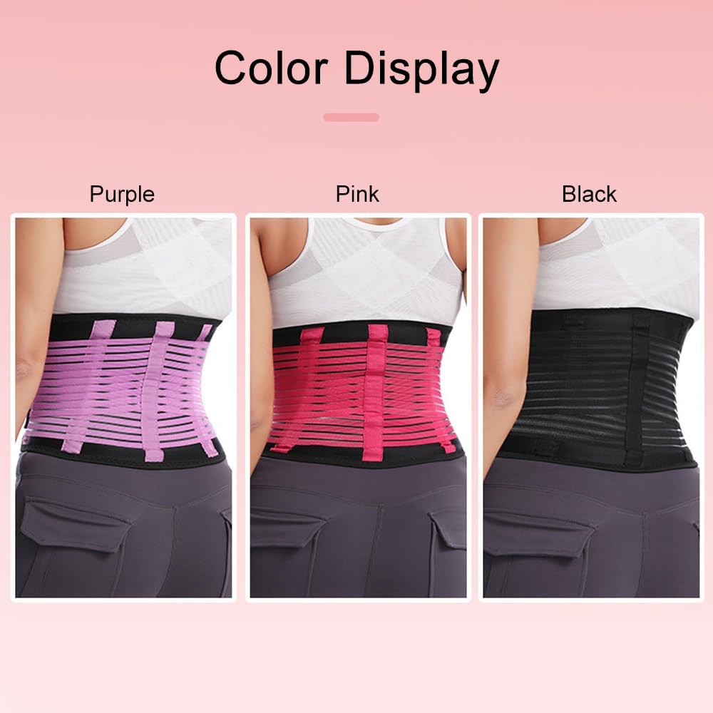 Meichoon Waist Trainer Sweat Band Belly Belt Sculpt Touch Waist Trimmer for Weight Loss Workout Fitness Gym Sport - Image 4