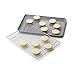 Libertyware Professional Cross Wire Cooling Rack Half Sheet Pan Grate-16-1/2 x 12" Drip Screen (Set of 2), 16-1/2" x 12", Silver