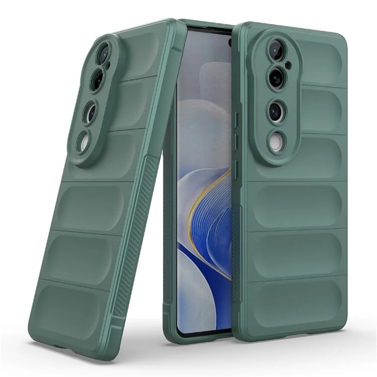 Glaxx Back Case Cover for Vivo V40 Pro, Compatible for Vivo V40 Pro and Vivo V40 Back Case Cover, Matte Case with Inner Lining, Liquid Silicon Magic Case with Side Grip Camera Protection (TPU, Green) (B0DGFB2BQ8) Amazon Price History, Amazon Price Tracker