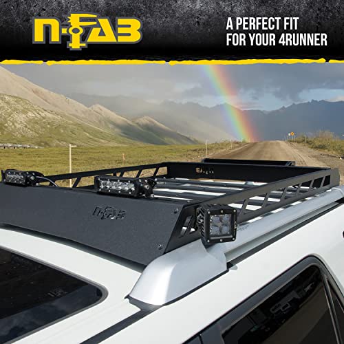 N-Fab Aluminum Modular Roof Rack | Textured Black | T102Mrf | Fits 2010-2023 Toyota 4Runner Suv #TOP1