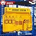 BOZZYS Lockout Tagout Kit & Station | 6-Positions for 3 Loto Locks & 2 Hasps | 10 Tags & 20 Ties | 16