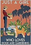 Photo Gallery curteny targa in metallo con scritta in lingua inglese "just a girl who loves dogs and gardening shiba inu", cartello vintage in alluminio, stile retrò, per la decorazione della casa, in metallo, con Photo Gallery curteny targa in metallo con scritta in lingua inglese "just a girl who loves dogs and gardening shiba inu", cartello vintage in alluminio, stile retrò, per la decorazione della casa, in metallo, con