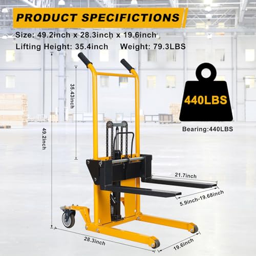 Pallet stacker machine