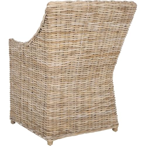 Sillón de Madera Maciza con Brazos Esculpidos miniatura 5