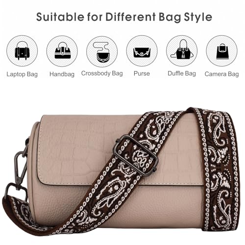 Image of Replacement Purse Strap Shoulder Strap Adjustable Crossbody Strap for Women Crossbody Wide Shoulder Bag