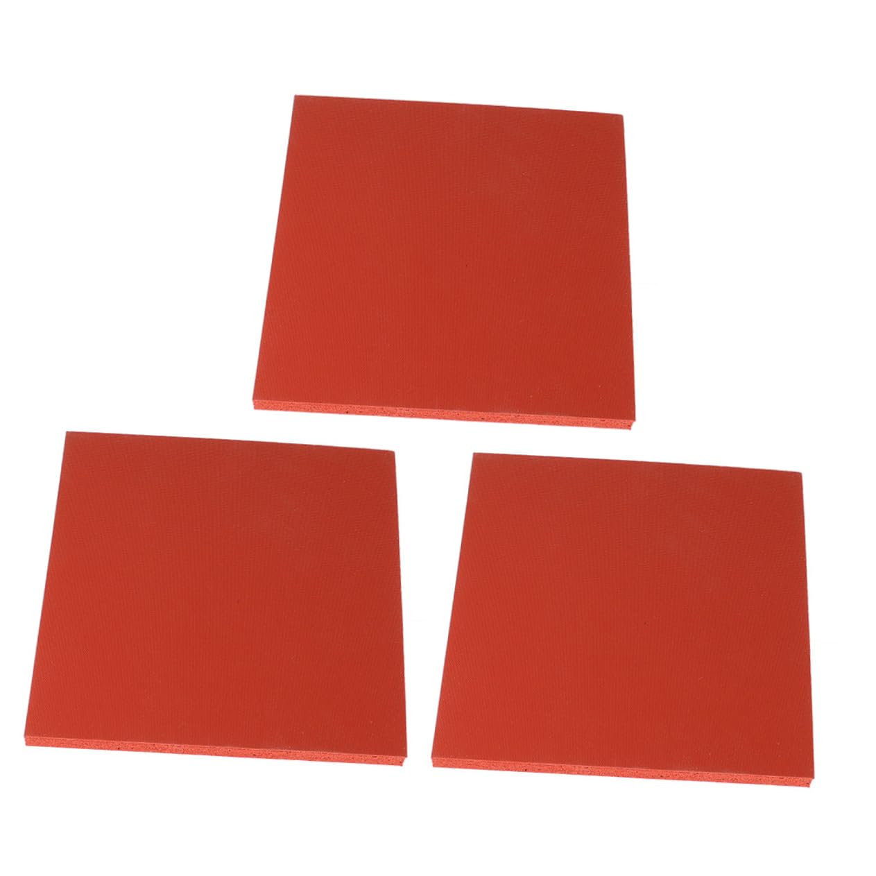 DOITOOL 3pezzi Tappetino per Pressa Caldo in Gomma Siliconica Resistente alle Alte Temperature Struttura Ammortizzante per Macchine da Stampa Trasferimento Termico