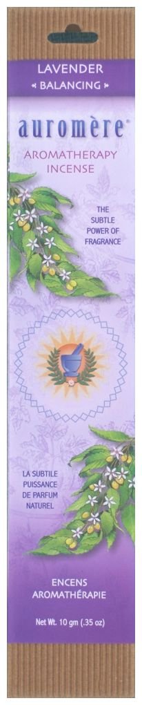 Auromere Aromatherapy Incense, Lavender (Balancing)