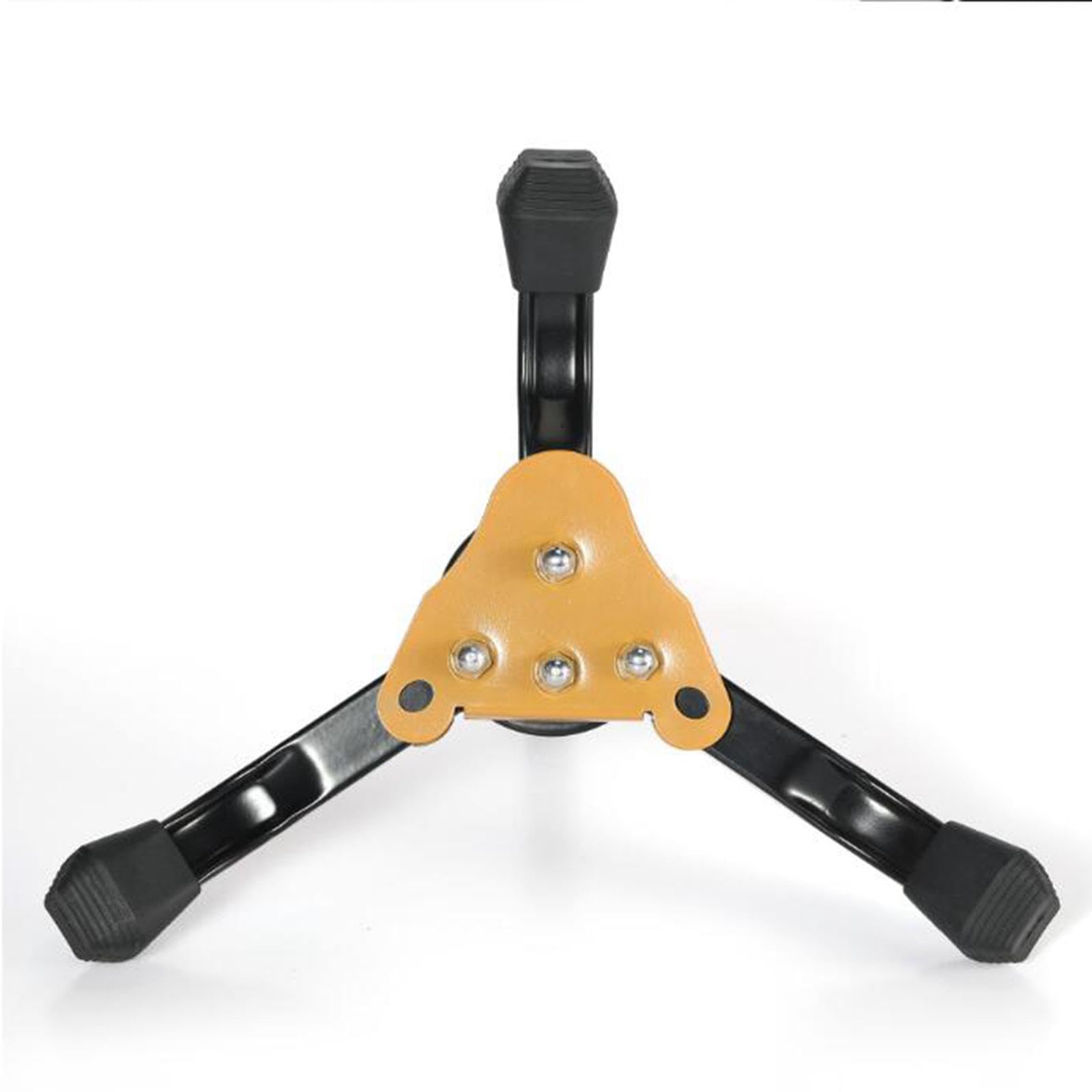 Trumpet Stand Oboe Stand Holder Instrument Accessory Oboe Foldable Lightweight Soprano Saxophone Stand Clarinet Stand Bracket, Yellow