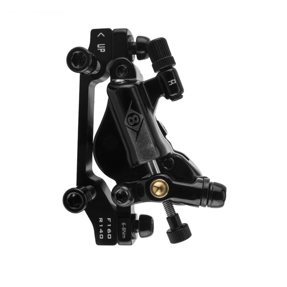 Origin8 Brake Disc Vise Mech/Hyd Rd/Cx/Gx Ftorrr Black Caliper Only - GG-R1