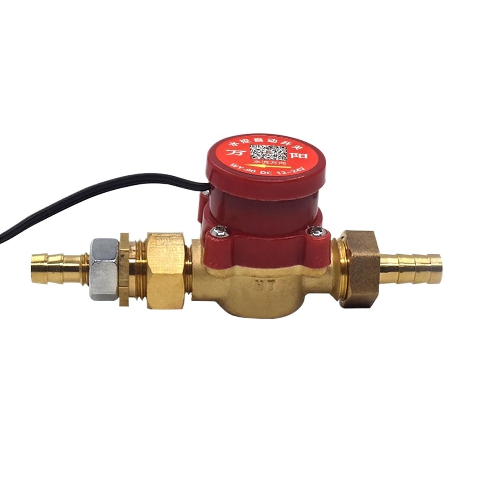 Czujnik przepływu ochrony przed wodą, miedź HT-30, 8 mm, 10 mm i 12 mm, do grawerowania i cięcia CO2, część mechaniczna (bez orzechów)