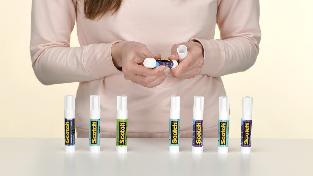 Scotch Bâton De Colle Peranente - 1 Paquet De 5 Bâtons De Colle - 8g