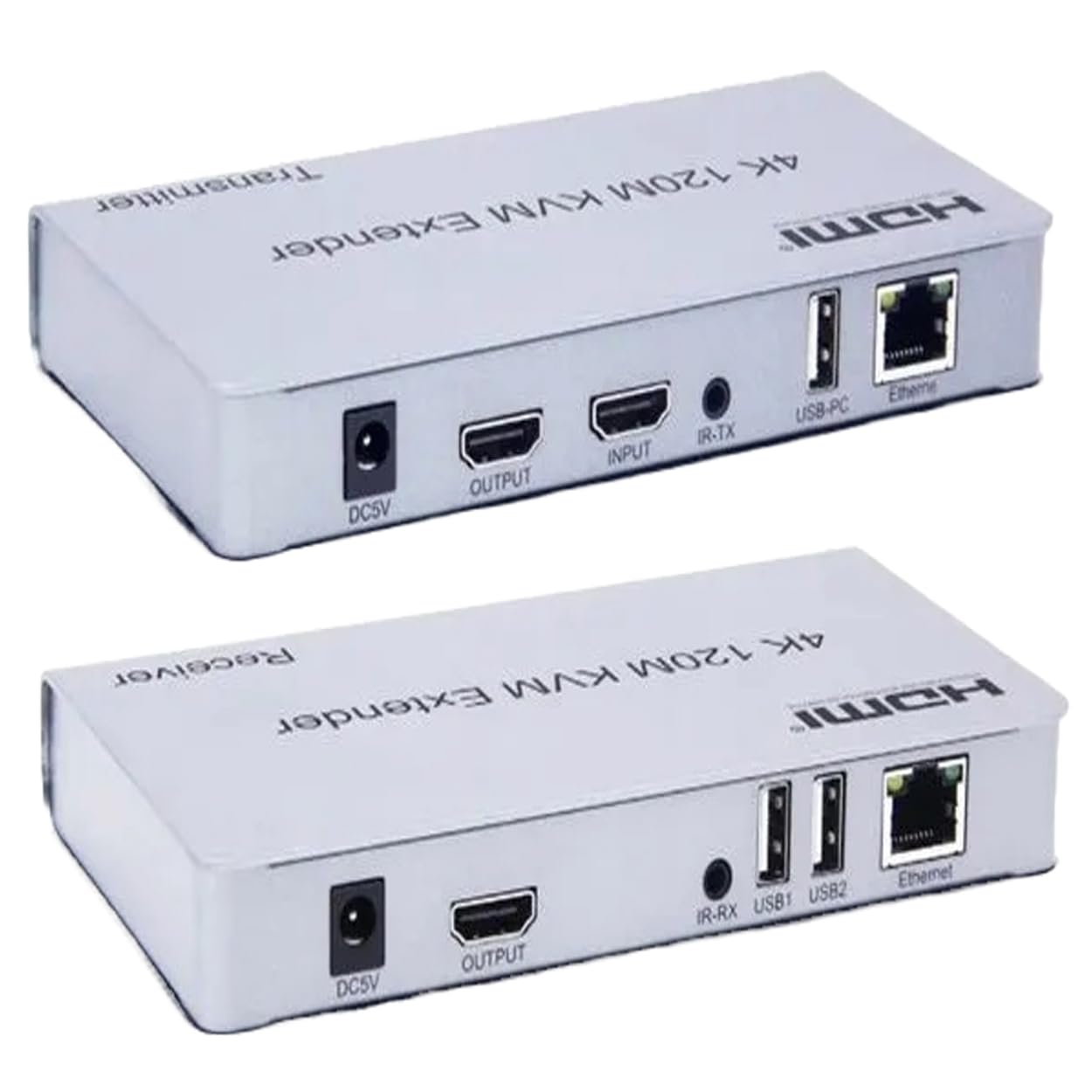MICROWARE 4K HDMI KVM Extender USB Mouse/Keyboard Extension 120M by Cat/RJ45/LAN/UTP Network Cable, IR Control, TX/RX 3.5MM, Keyboard Touch Screen (4K 120M HDMI KVM Extender)-image-20