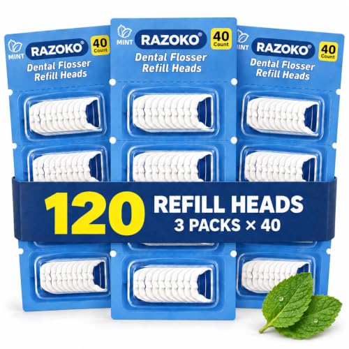 RAZOKO Flosser Refill Heads Compatible with Reach Ultraclean Access