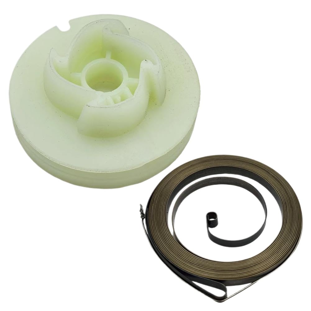Yuzhcqtaa Onecolor Starter Pulley Recoil Spring Compatible With 365 371 372 372Xp 362 385 390 2165 2171 2071 2172 Chainsaw