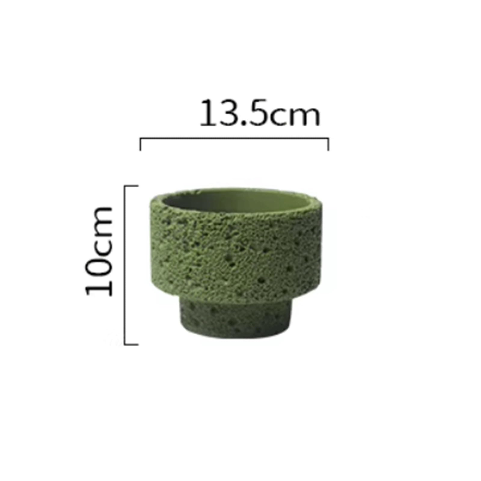 Doniczki Stylowa i minimalistyczna betonowa donica na sukulenty, idealna do użytku w pomieszczeniach Doniczka ceramiczna(Yellow,Mały)