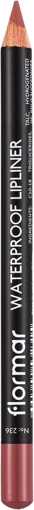 Flormar Waterproof Lipliner, 236 Nut Cookie