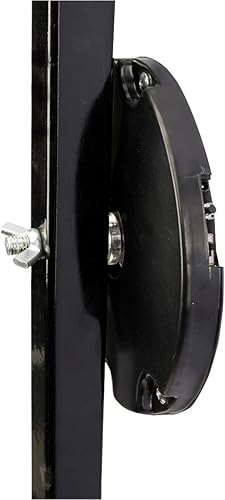 Miniatura 2 de Displays2go Rueda de premio LED de 30 pulgadas con soporte de trípode para piso, 12 ranuras de premio, superficie de escritura para marcadores de