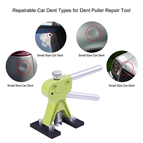 Fly5D 51pcs Car Body Dent Paintless Repair Kits, Pops a Dent Bridge Dent Puller PDR Tools with Hot Melt Glue Gun for Auto Truck Automobile Body Motorcycle Refrigerator Washing Machine… - Thumbnail 4