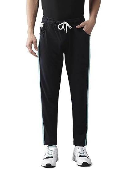 Men's Slim Fit All Season Wear Cotton Track Pants - Trackpant with Drawstring Elastic Waistband, Lower for Jogging, Gym, Sports & Dailywear