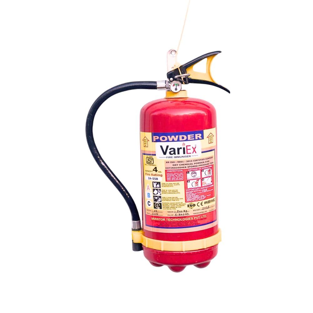 VariEx ABC Powder Type Fire Extinguisher, 4Kg Capacity