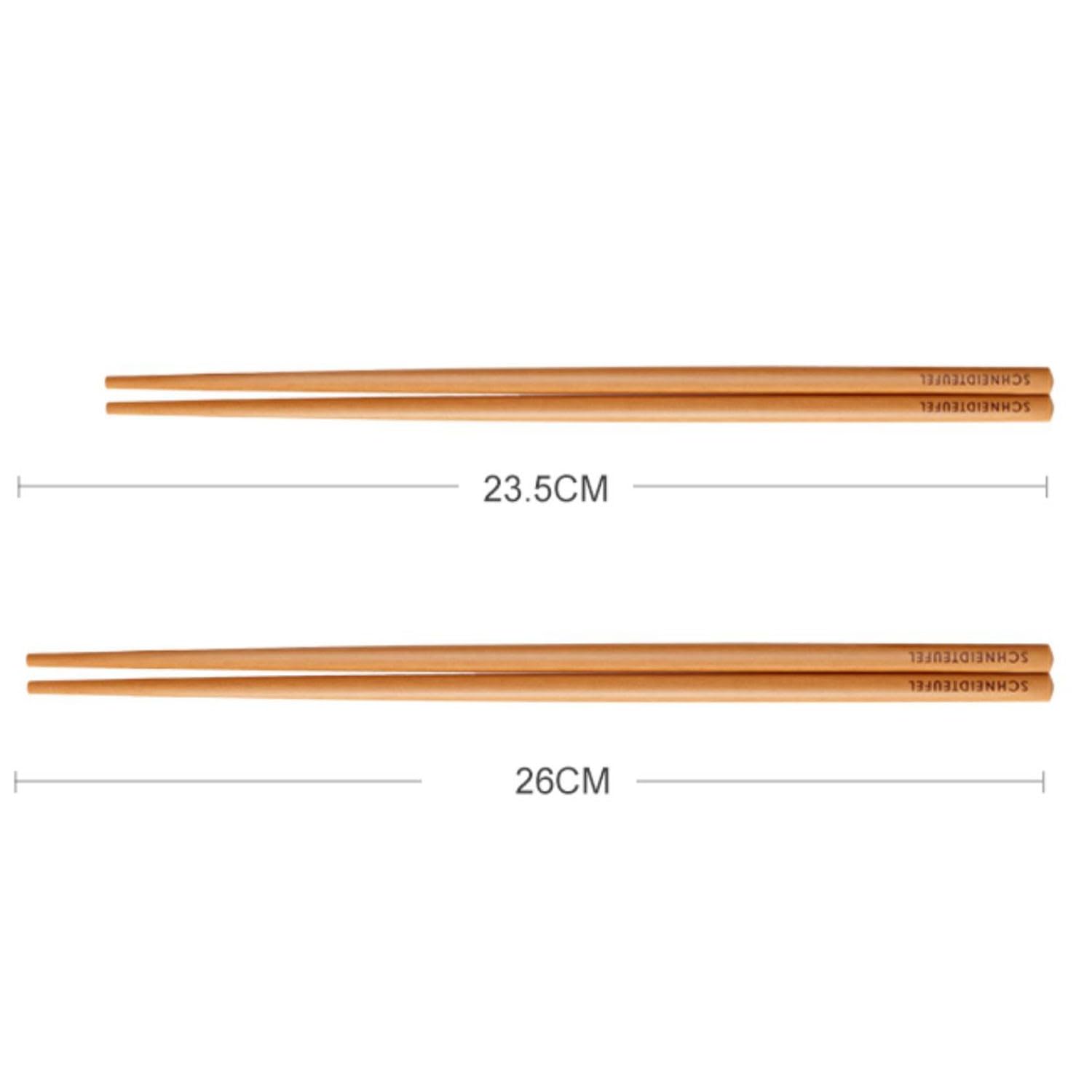 BBAUER chopsticks essstäbchen sushi stäbchenRutschfeste Essstäbchen für den Haushalt, 10 Paar hochtemperaturbeständige Essstäbchen in Geschenkbox