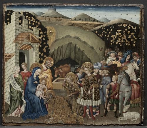 Affiches toile l'Adoration des Mages Di Paolo 60x90cm pour habiller un mur vide