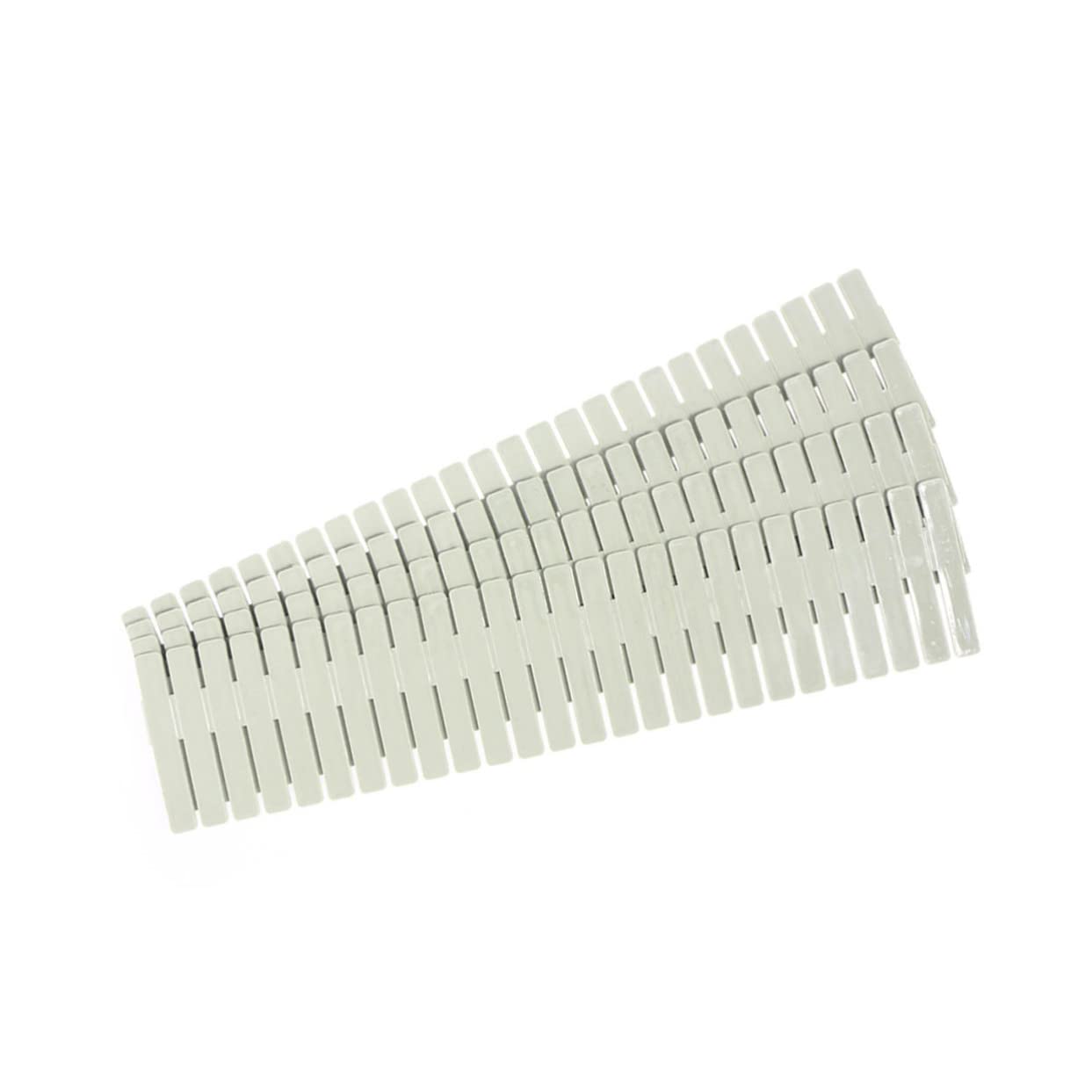 NUOBESTY 8Pcs Dividers for Clutter Storage Green Organizer for Clothes Underwear Kitchen Utensils Bathroom Cosmetics Office Supplies