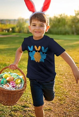 Tstars Hip-Hop Trio Bunnies Easter Cute Bunny T-Shirt for Toddlers & Youth Boys & Girls2