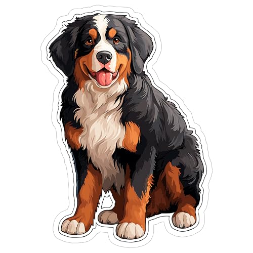 Bernese Mountain Dog Sticker 4 Inch - Waterproof Animal Vinyl Dec...
